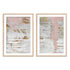 Pink Past I And II Wall Art