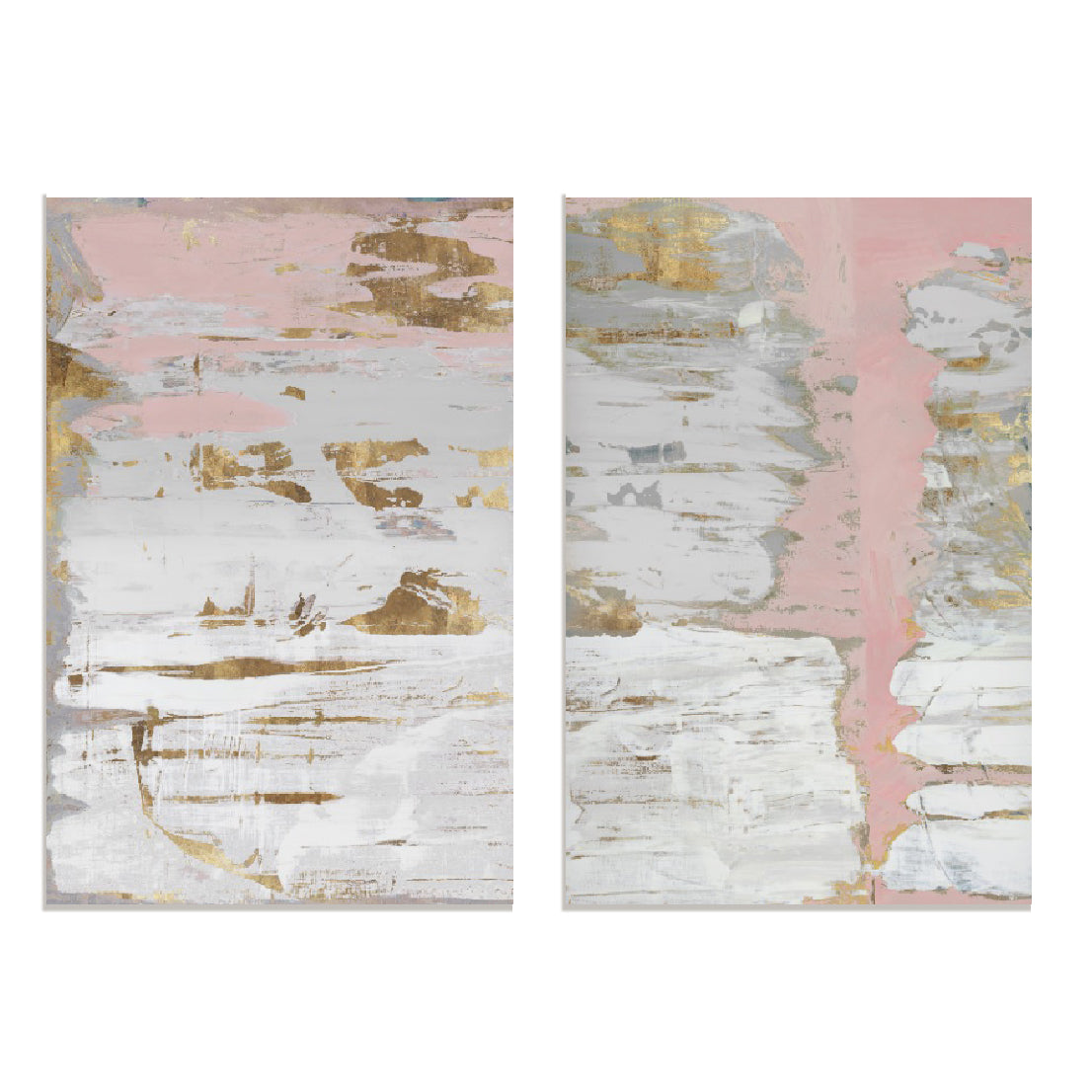 Pink Past I And II Wall Art
