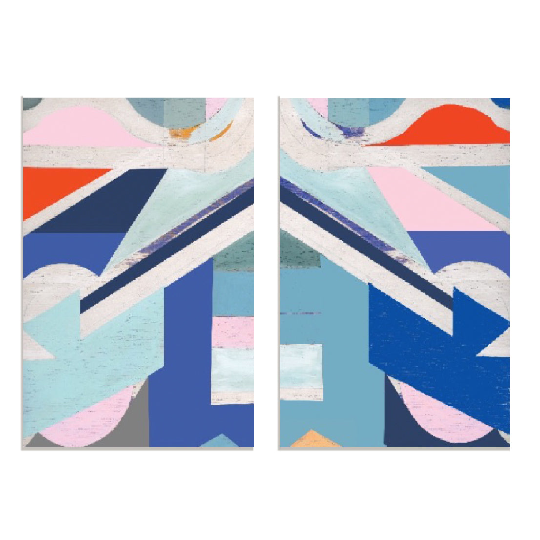 Dynamic Direction I And II Wall Art