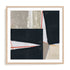 Orange Lines I Wall Art #oran_natural-white-border