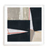 Orange Lines I Wall Art #oran_white-white-border