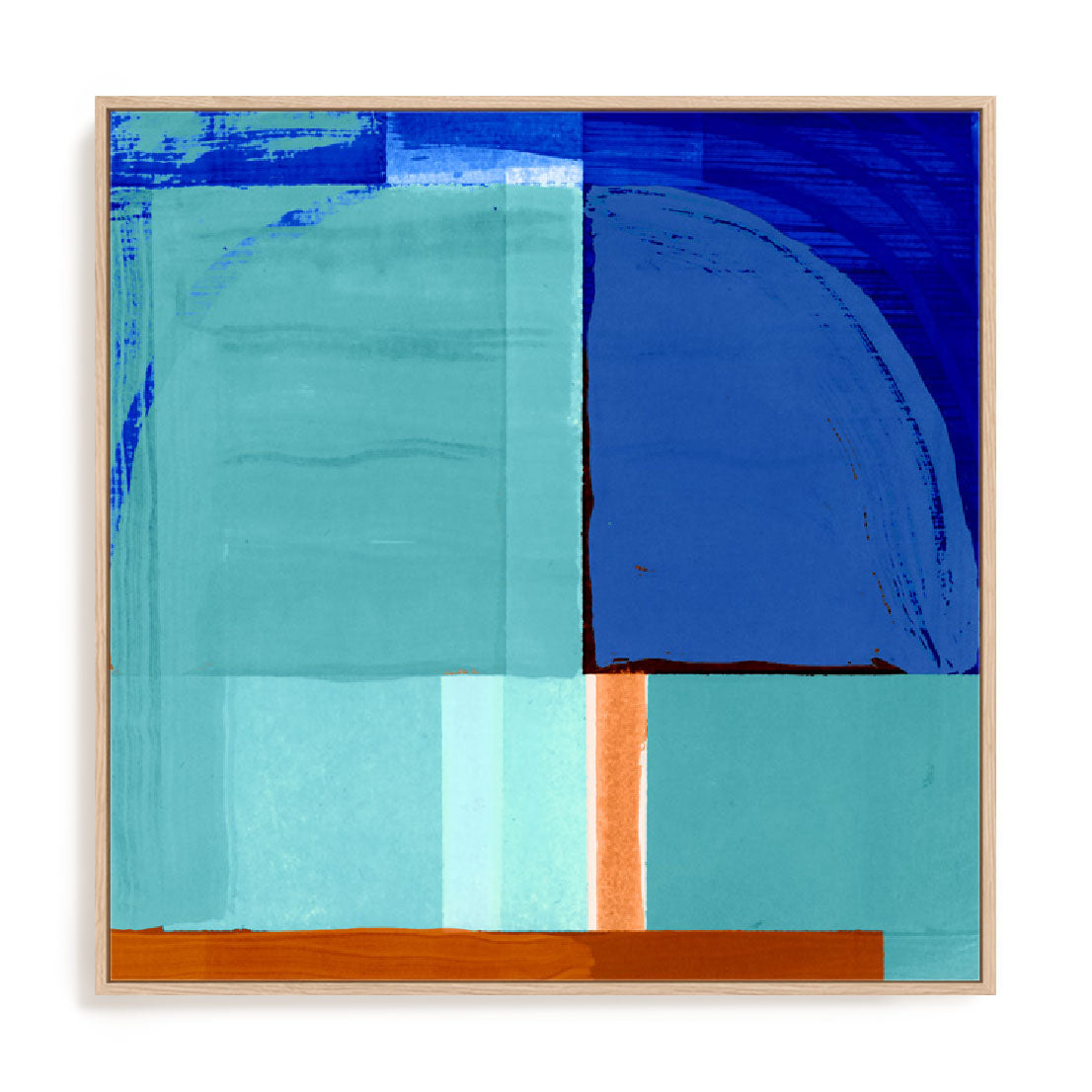 Blue Somersault Wall Art