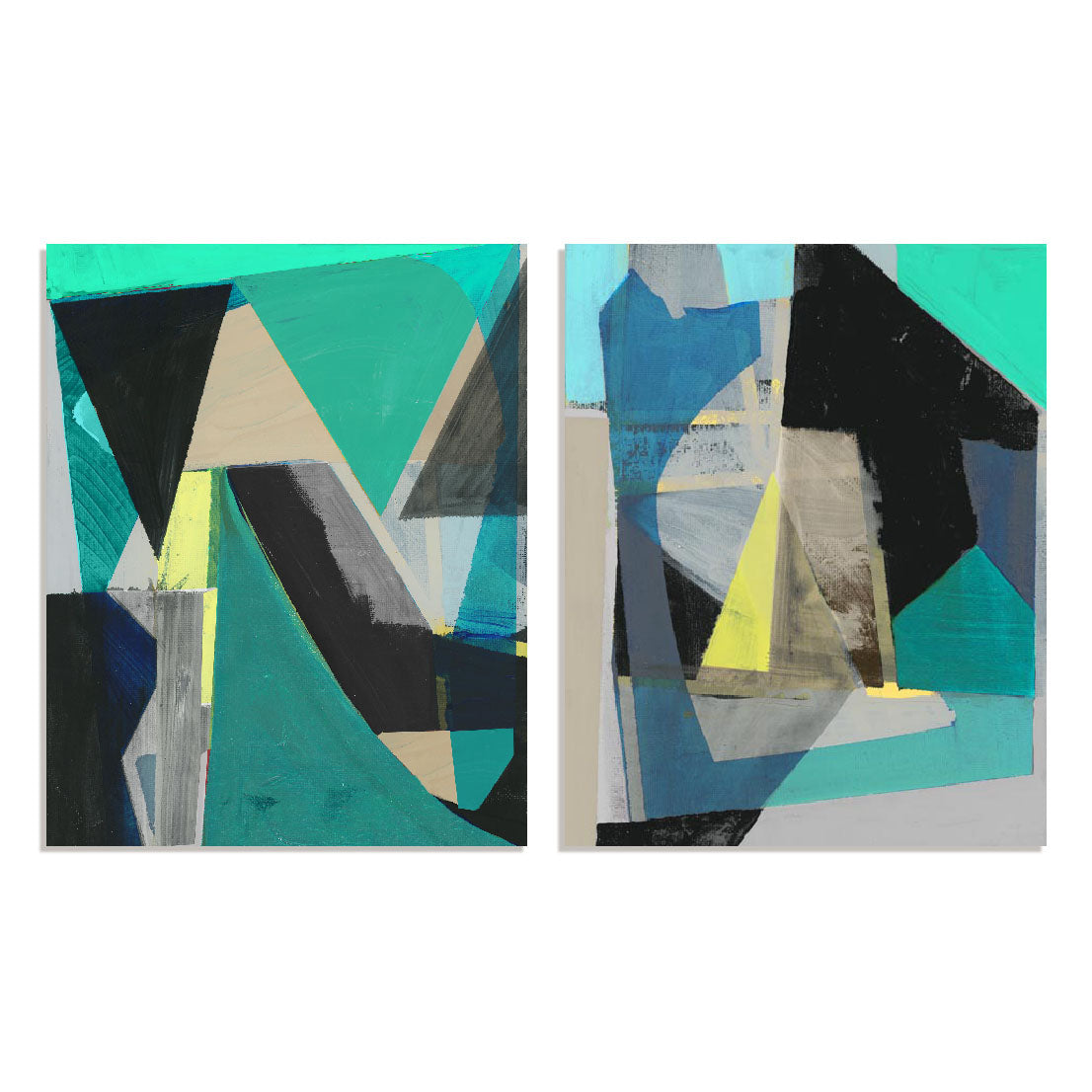 Reaching Up Hill I and II Wall Art