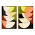 Four Semi Moons I And II Wall Art