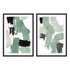 Flowing Green I and II Wall Art