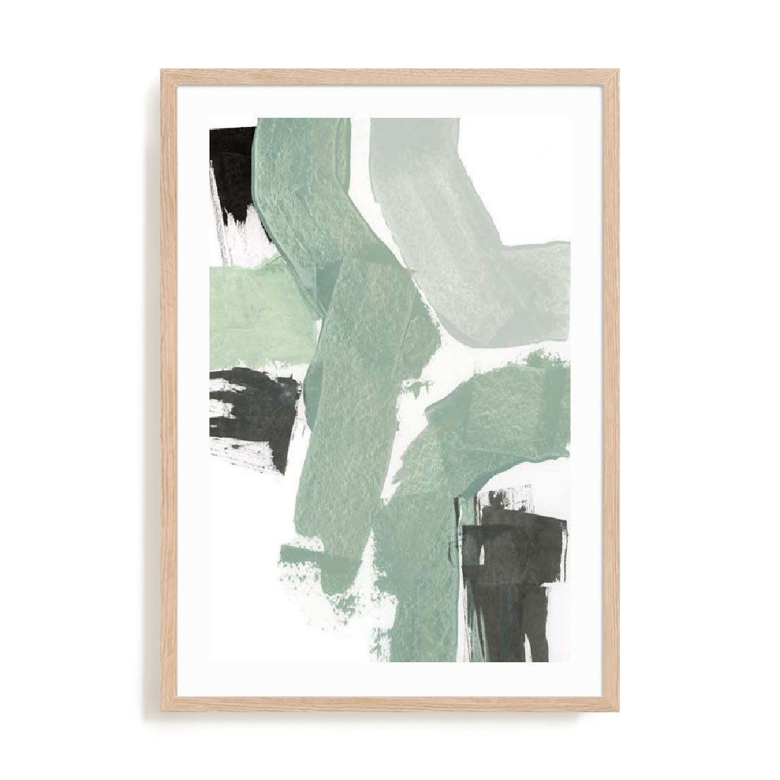 Flowing Green II Wall Art
