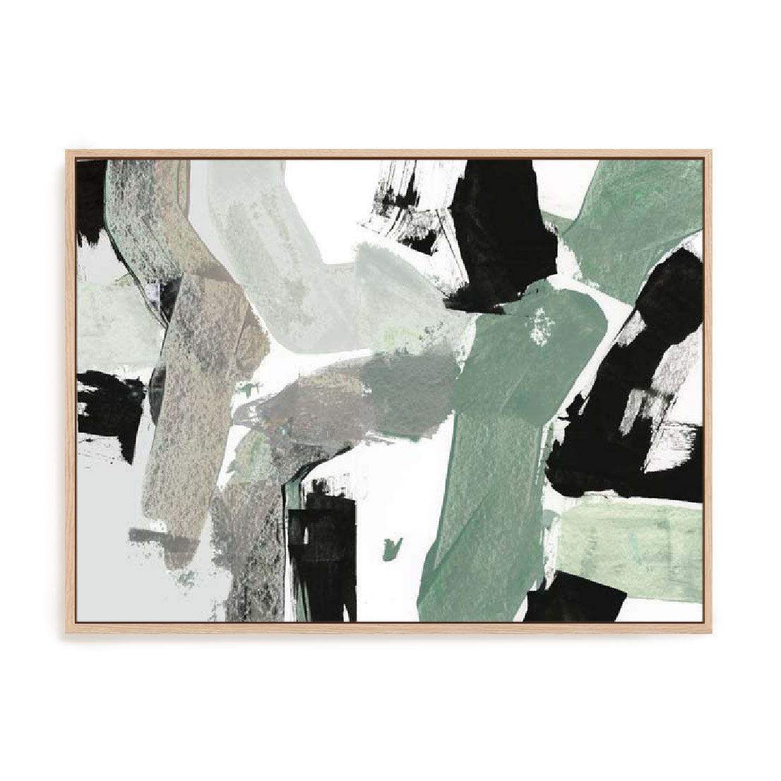 Flowing Green III Wall Art