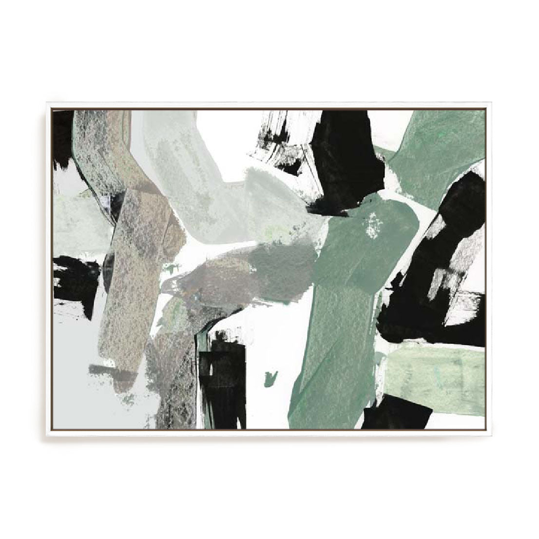 Flowing Green III Wall Art