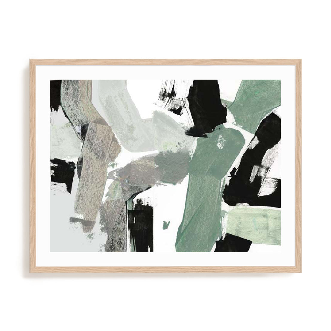 Flowing Green III Wall Art