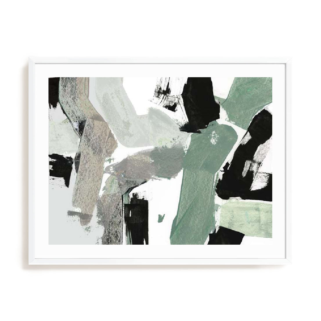 Flowing Green III Wall Art