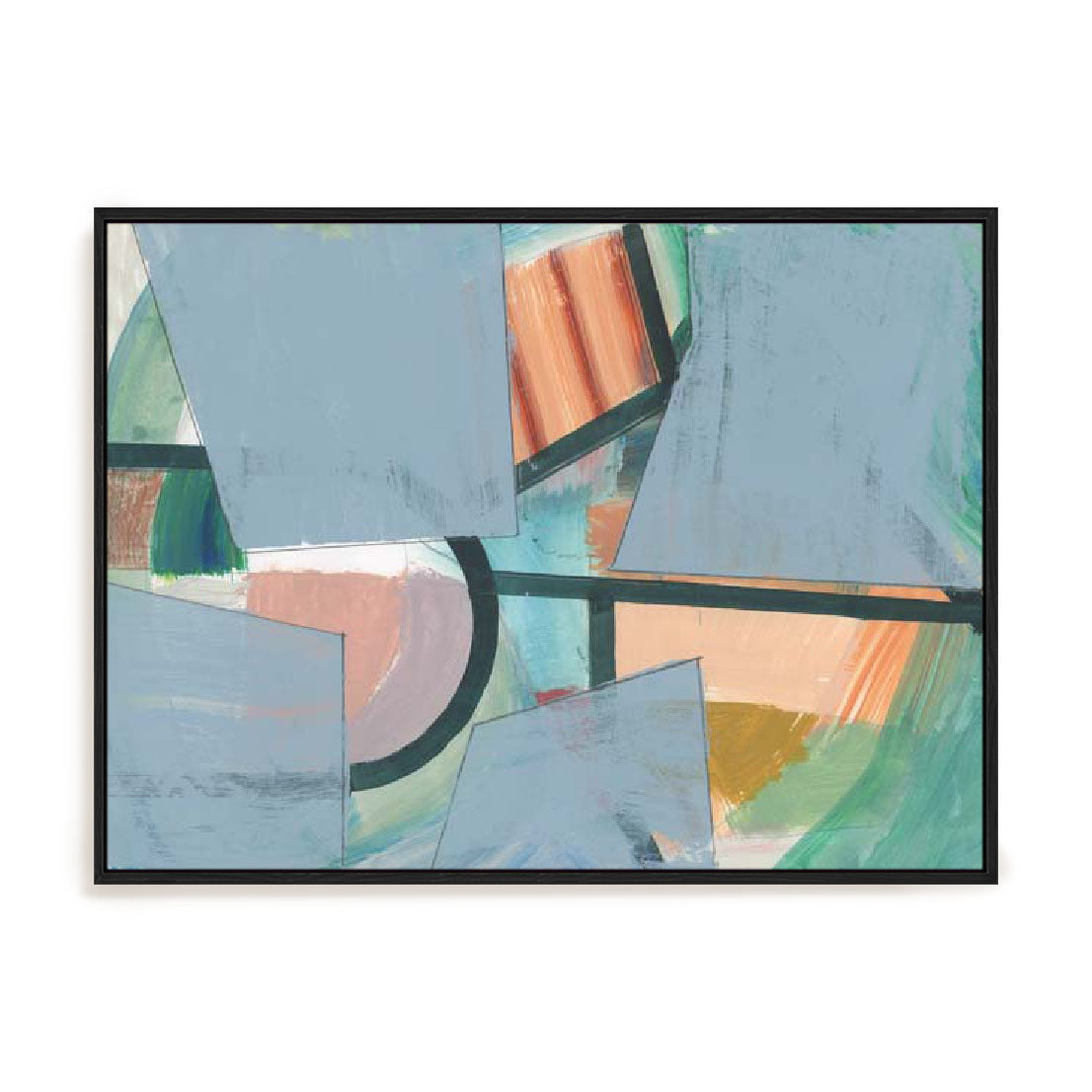 Blueblock I Wall Art
