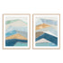 Geometric Mountain Range I And II Wall Art