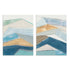 Geometric Mountain Range I And II Wall Art