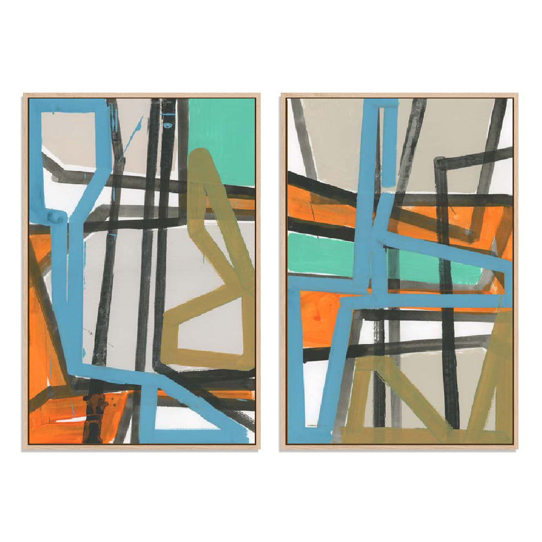 Endless Lines I And II Wall Art