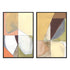 Divided Retro Shapes I And II Wall Art
