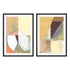 Divided Retro Shapes I And II Wall Art