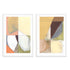 Divided Retro Shapes I And II Wall Art