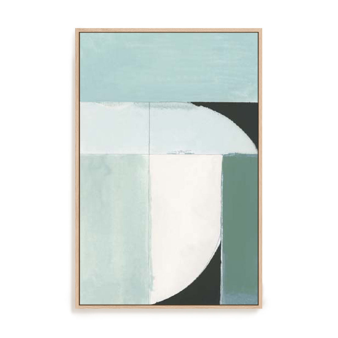 Curved Stream III Wall Art