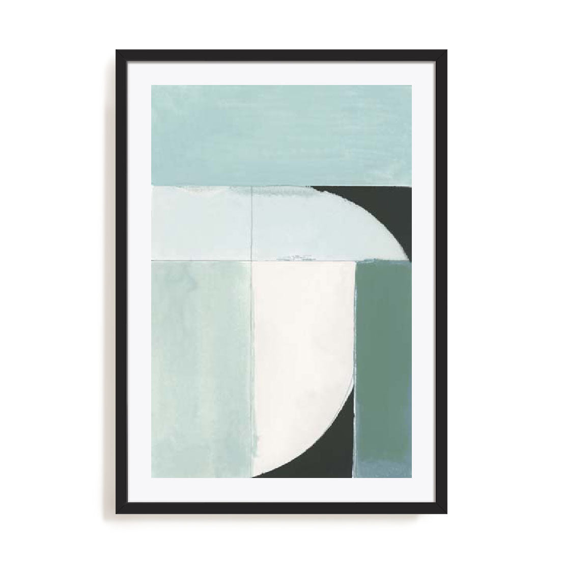 Curved Stream III Wall Art