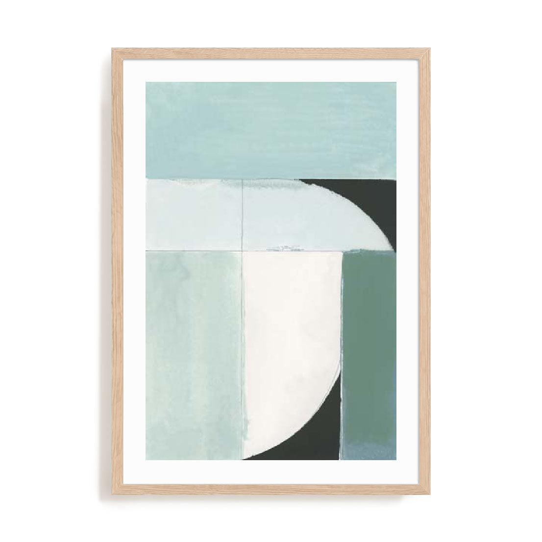 Curved Stream III Wall Art