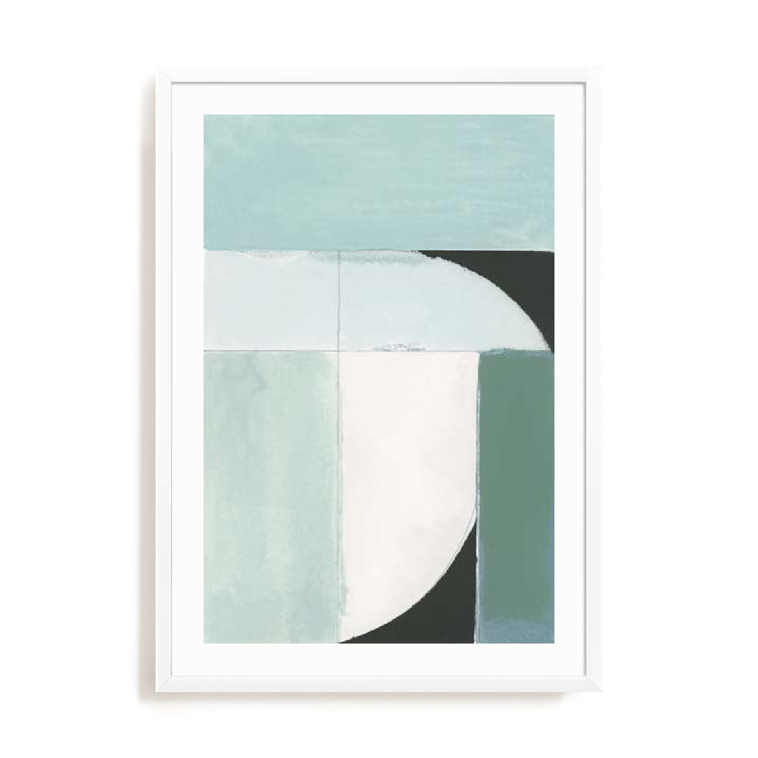 Curved Stream III Wall Art