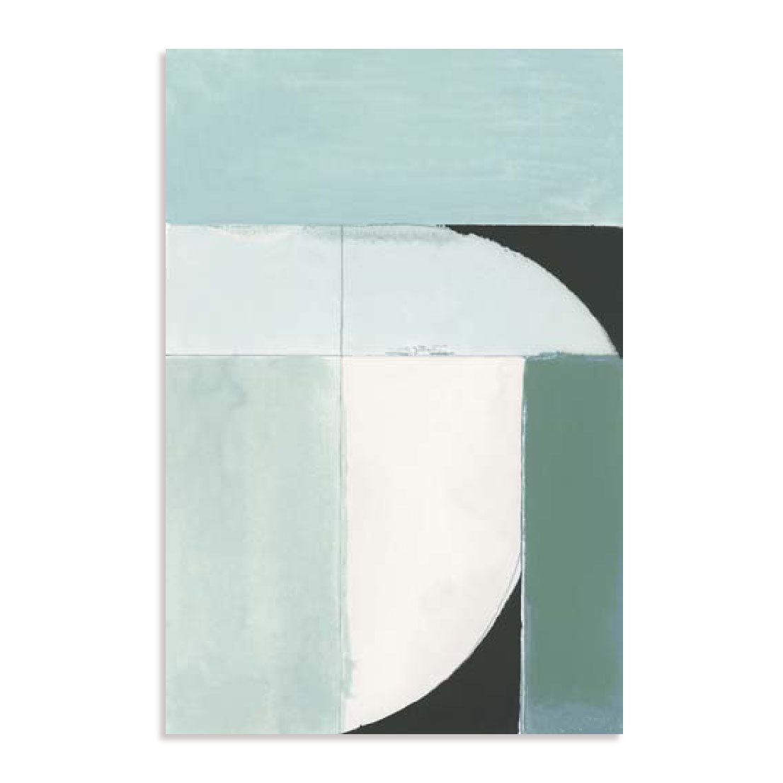 Curved Stream III Wall Art