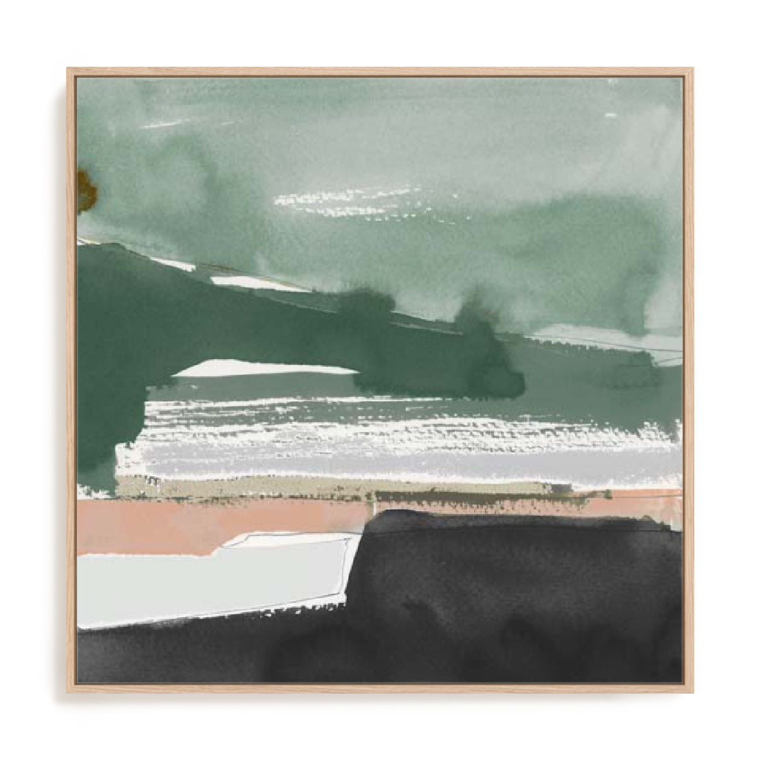 Notes Of Green I Wall Art