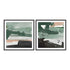 Notes of Green I and II Wall Art