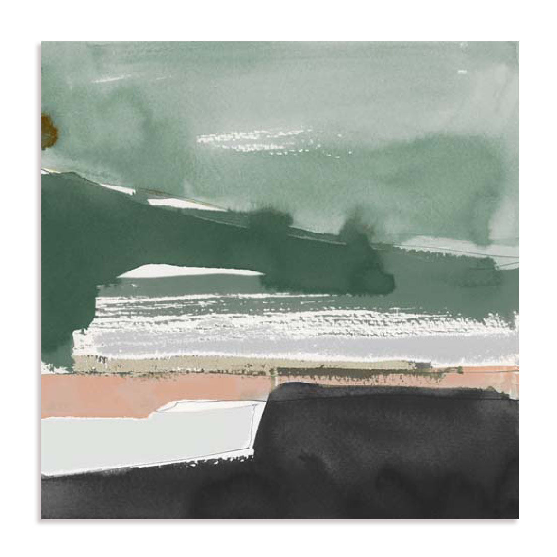 Notes Of Green I Wall Art