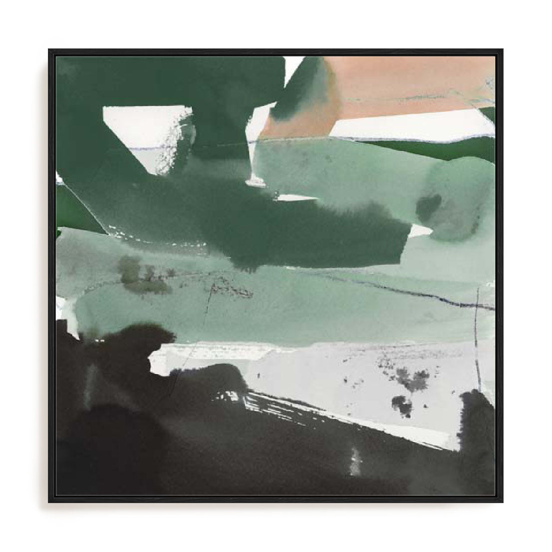 Notes Of Green II Wall Art