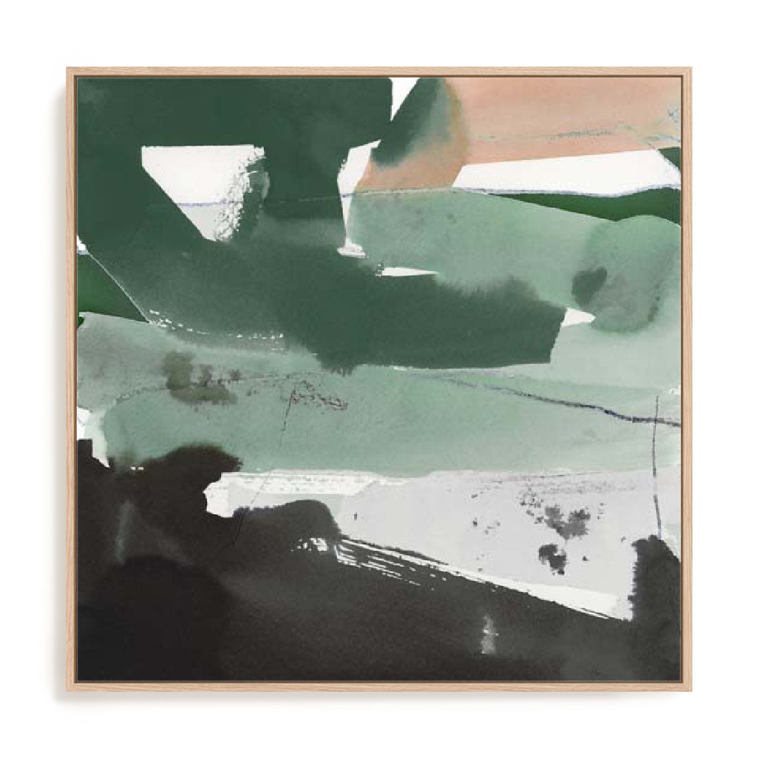 Notes Of Green II Wall Art