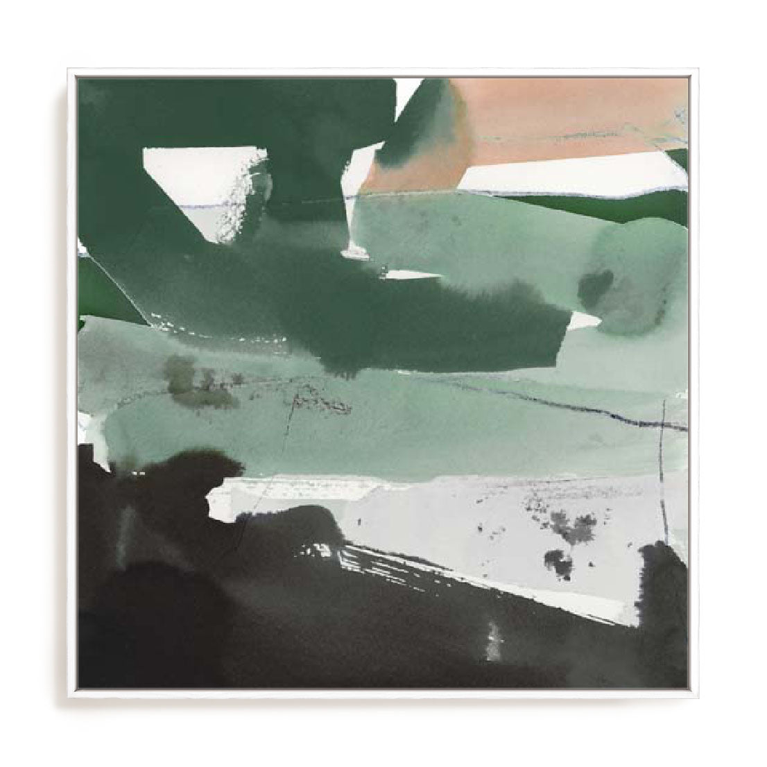 Notes Of Green II Wall Art