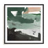 Notes Of Green II Wall Art #oran_black-white-border
