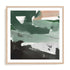 Notes Of Green II Wall Art #oran_natural-white-border