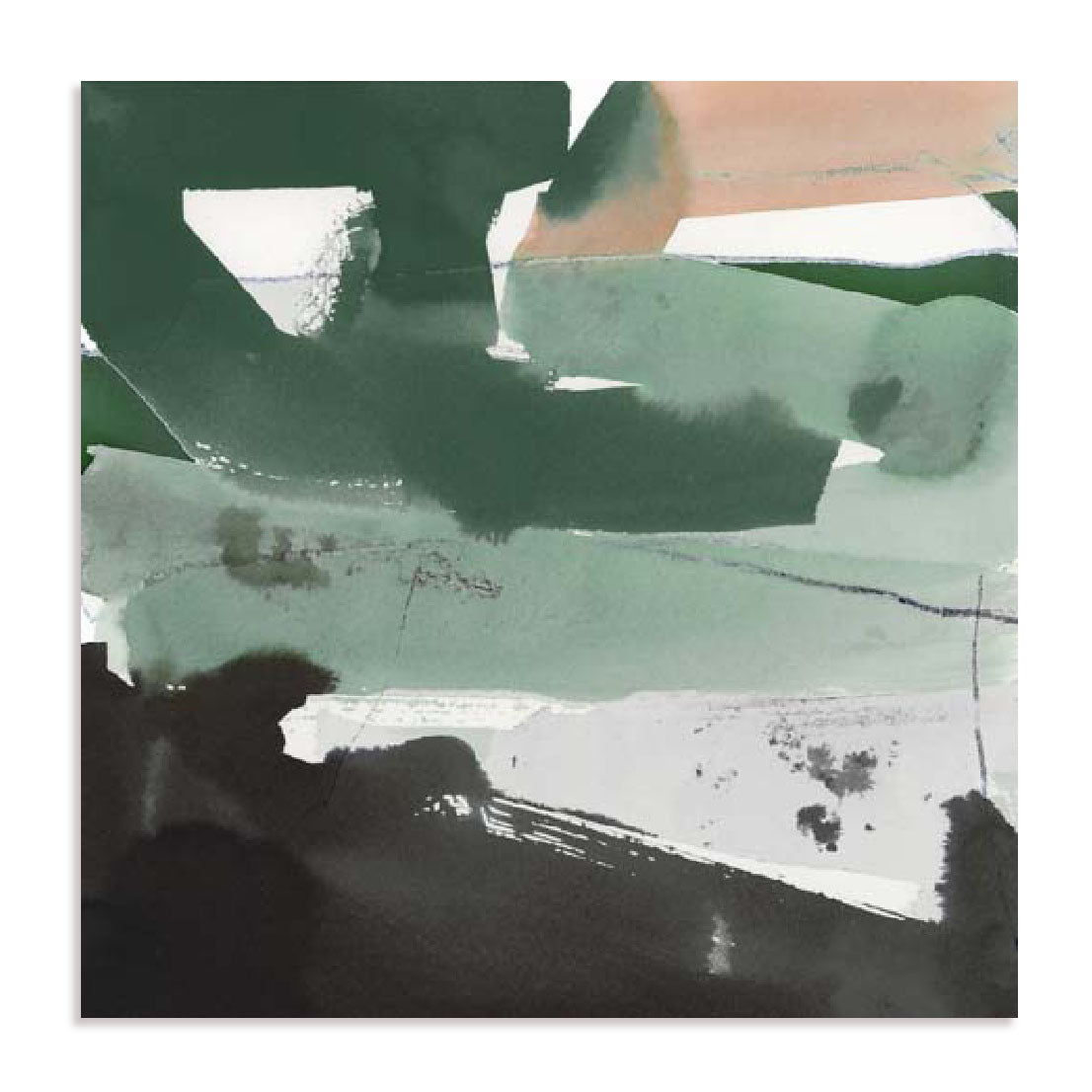 Notes Of Green II Wall Art