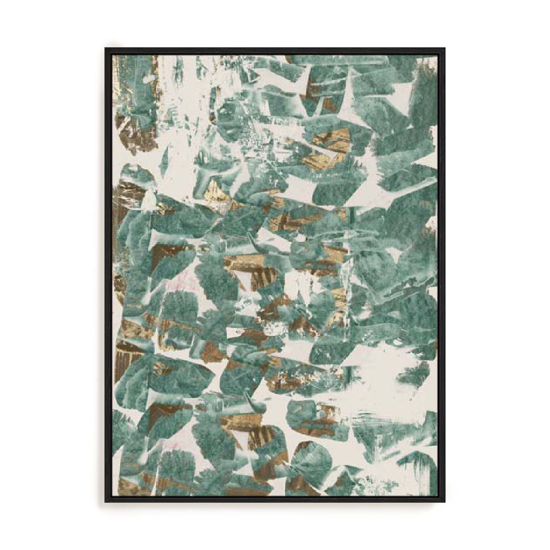 Golden Flakes I Wall Art
