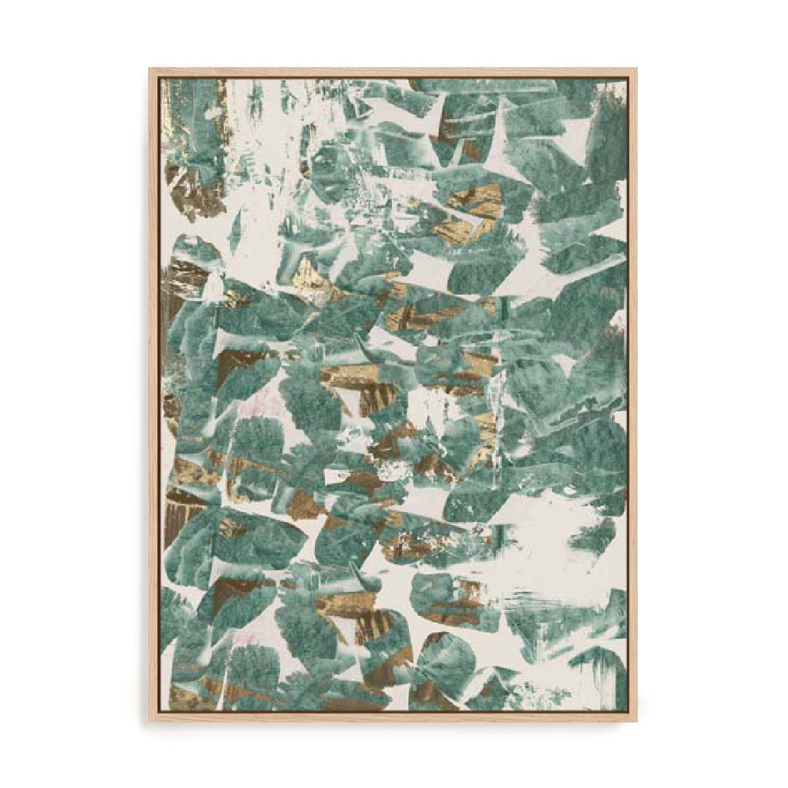 Golden Flakes I Wall Art