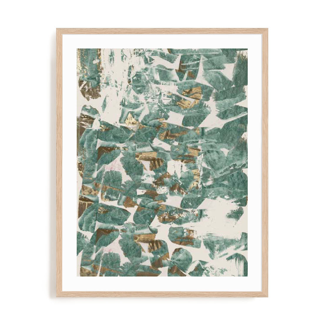Golden Flakes I Wall Art