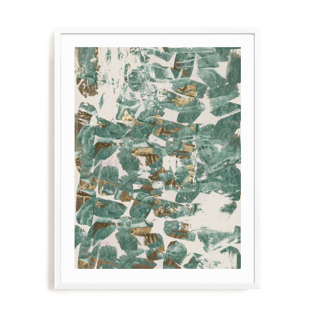 Golden Flakes I Wall Art