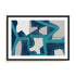 Mid Blue Shapes I Wall Art