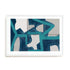Mid Blue Shapes I Wall Art