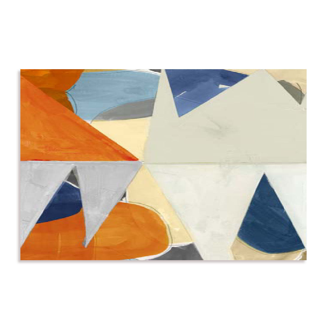 Overlapping Shapes II Wall Art