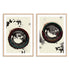 Circular Dimension I And II Wall Art