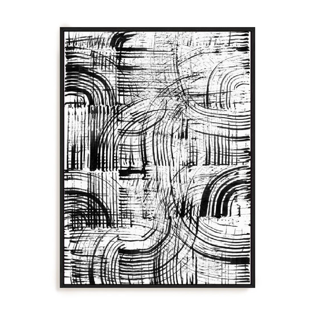 Black Curves Wall Art