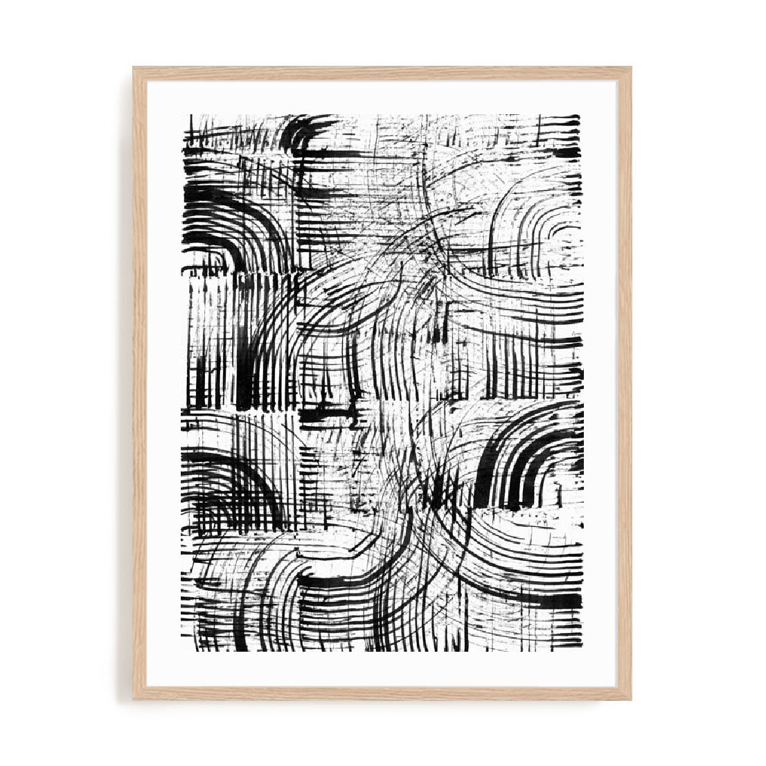 Black Curves Wall Art