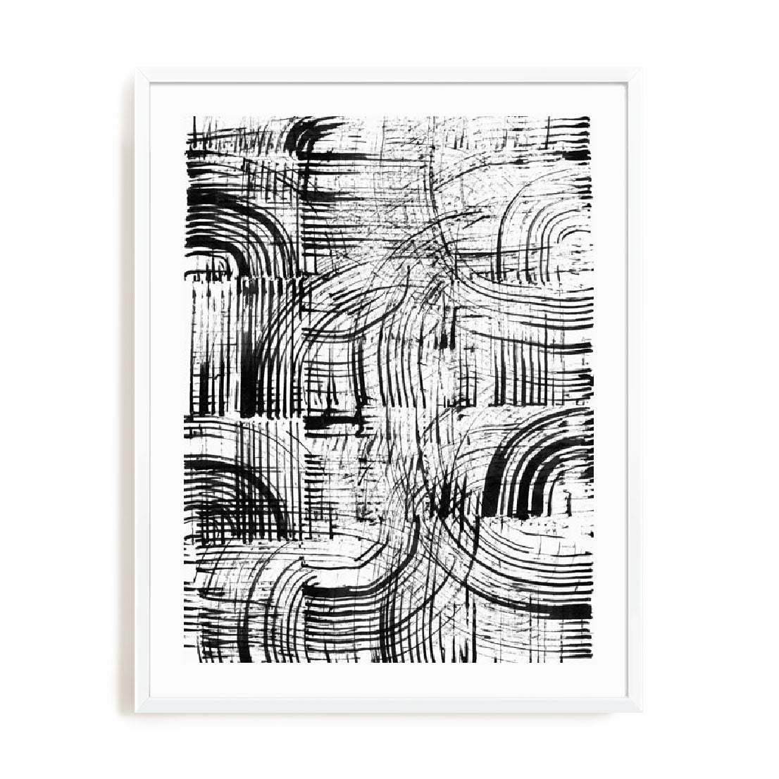 Black Curves Wall Art