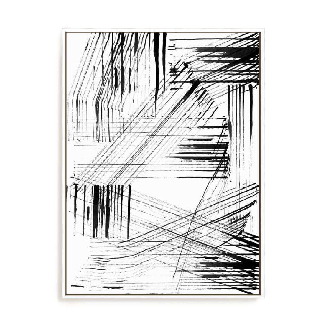 Black Strokes I Wall Art