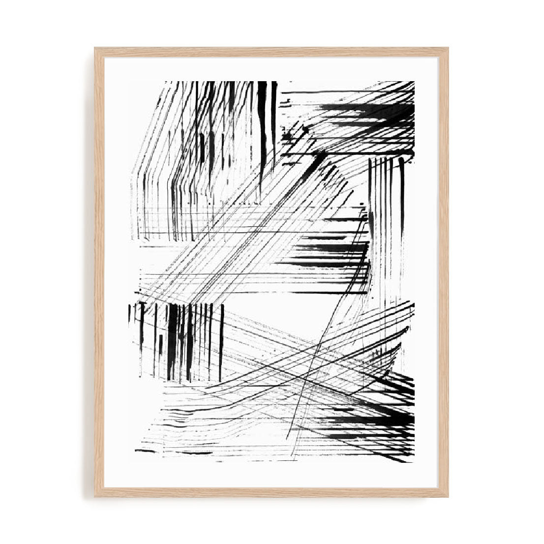 Black Strokes I Wall Art