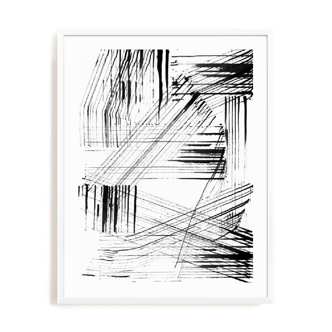 Black Strokes I Wall Art