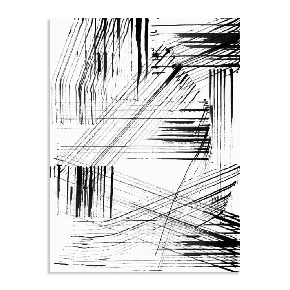Black Strokes I Wall Art
